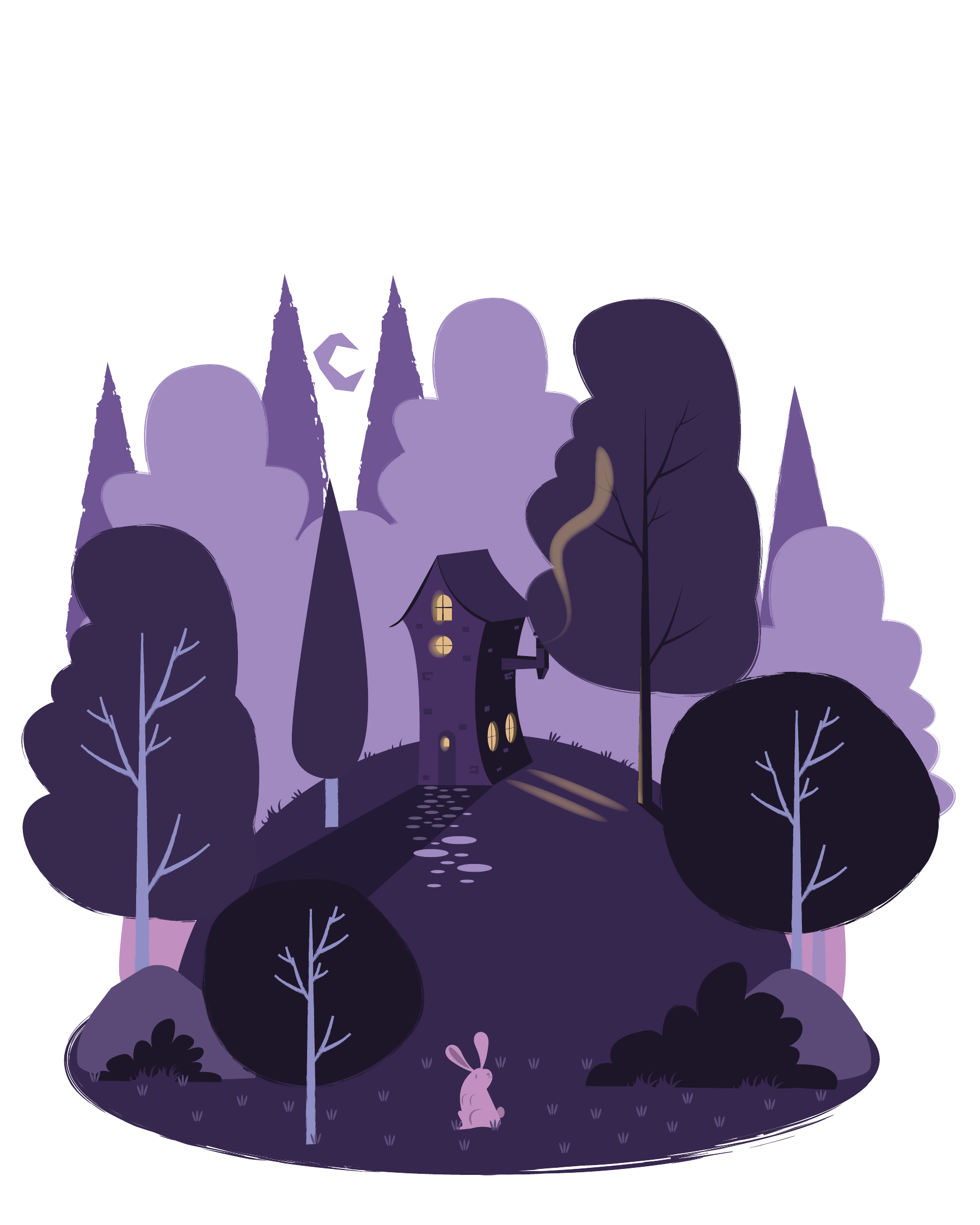 Ilustração autoral intitulada Casa